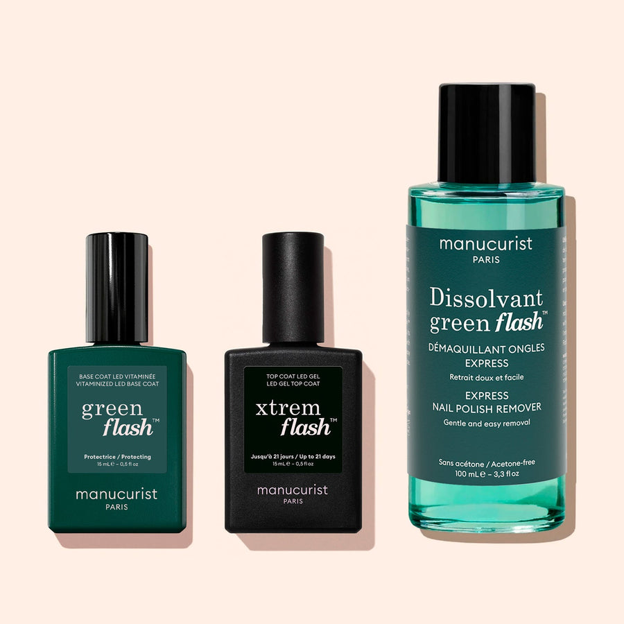 Trio Base Top Dissolvant Green Flash™