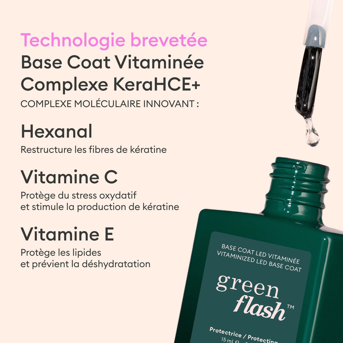 Base Coat Vitaminée Green Flash™ - Base Coat Vitaminée