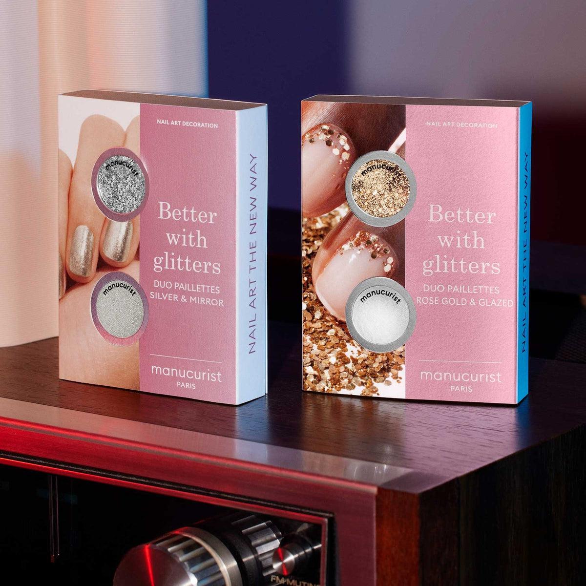 Duo Paillettes Silver & Mirror