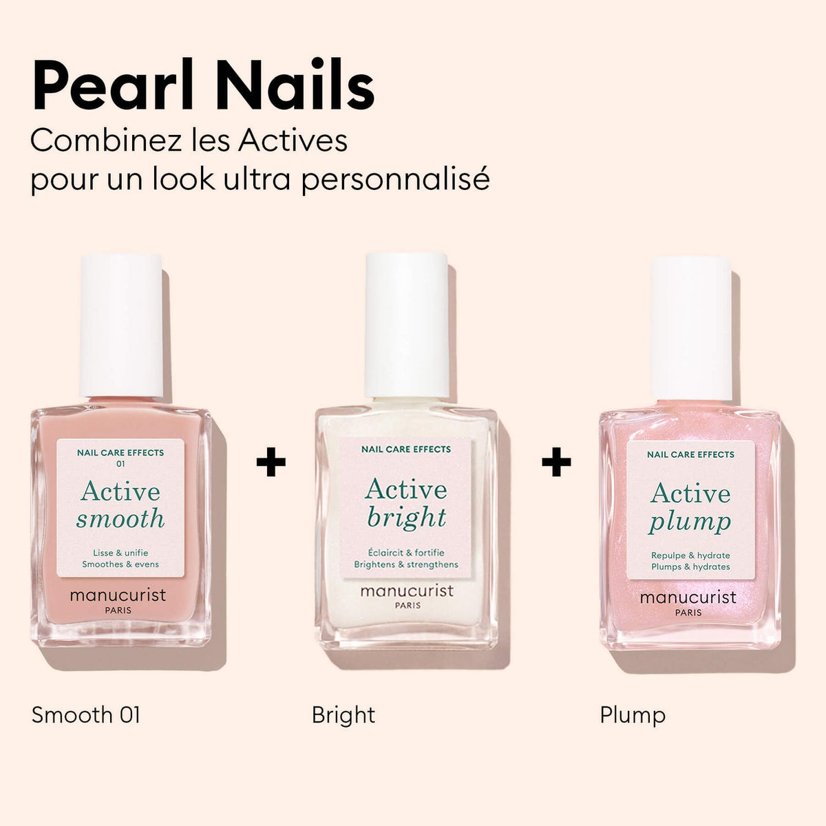 Trio Active™ à personnaliser - Sans Dissolvant Doux