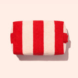 Trousse en éponge rayée