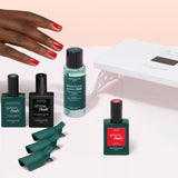 Kit vernis semi-permanent Xtrem Flash™ - Red Coral
