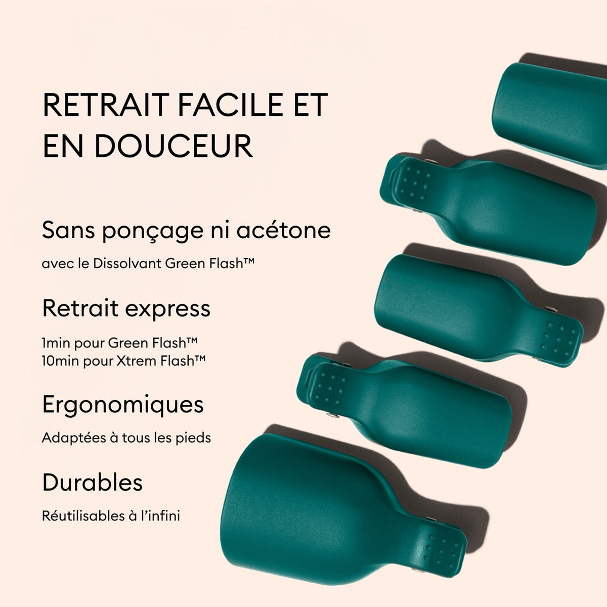 Pinces de retrait pieds - Pinces de retrait Pieds x10