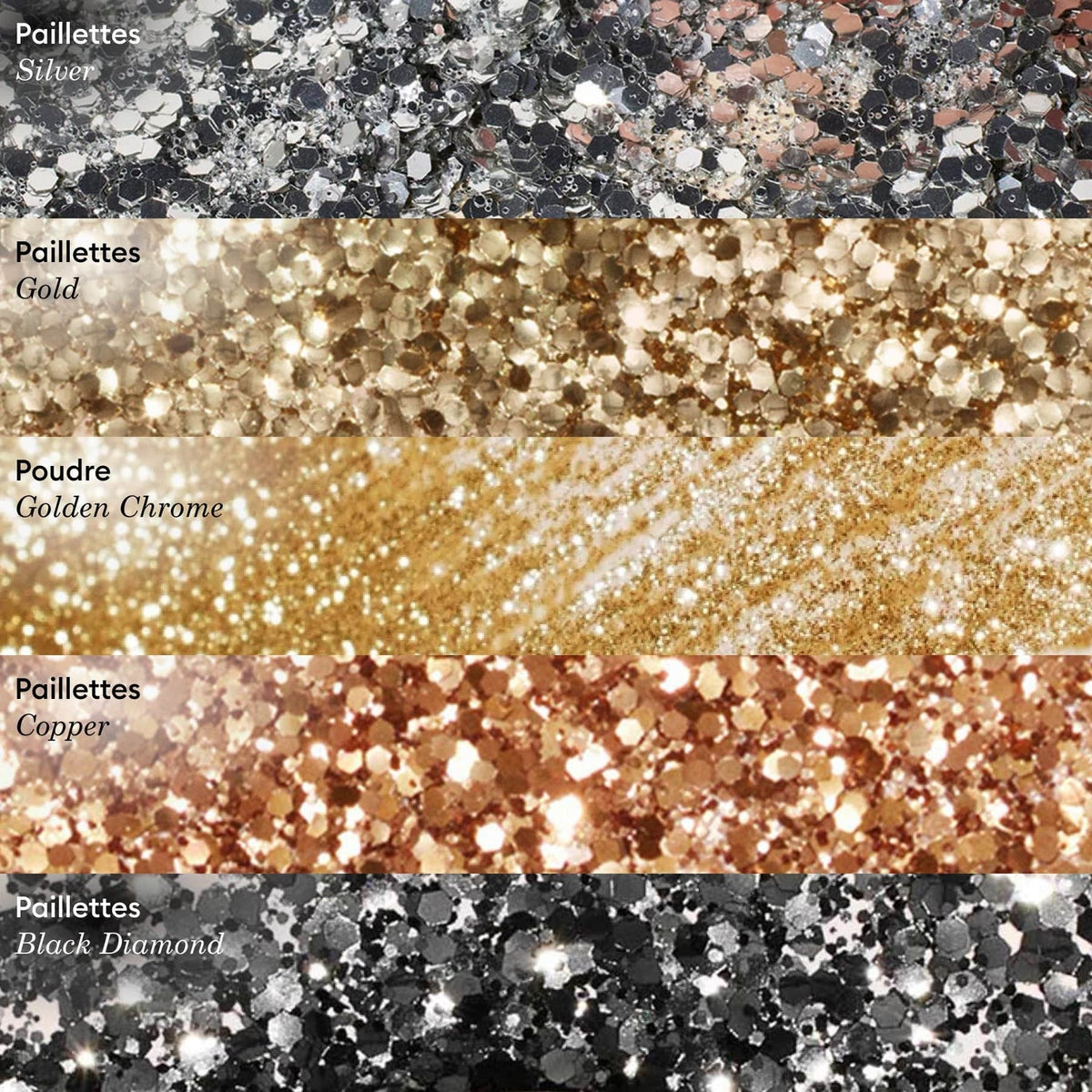 Paillettes biodégradables Silver - Paillettes Silver